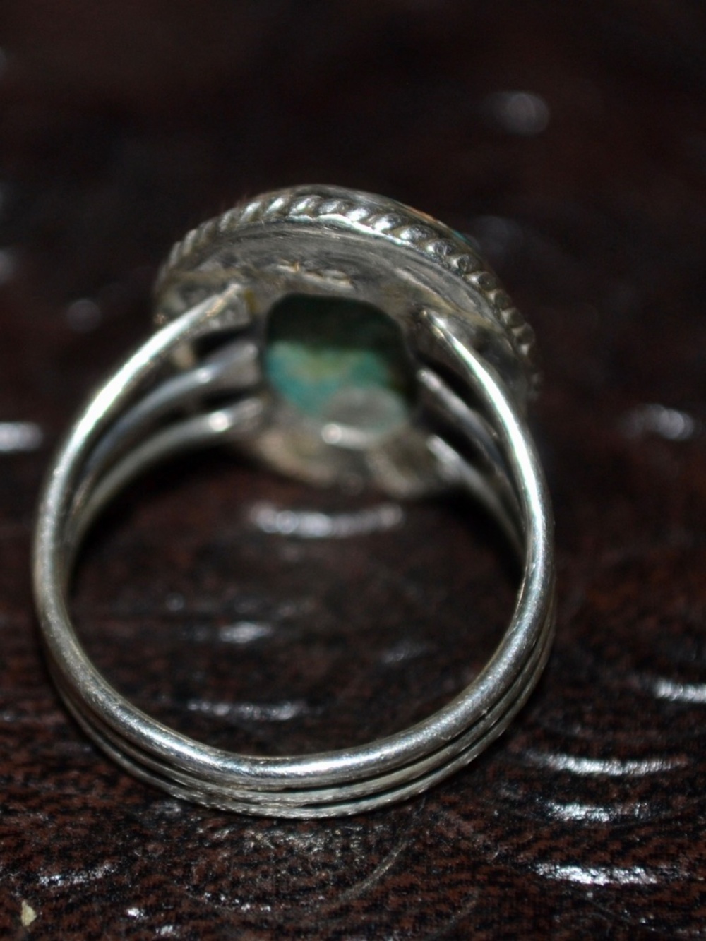 Kingman Turquoise Ring 925 NWOT - Picture 3 of 5